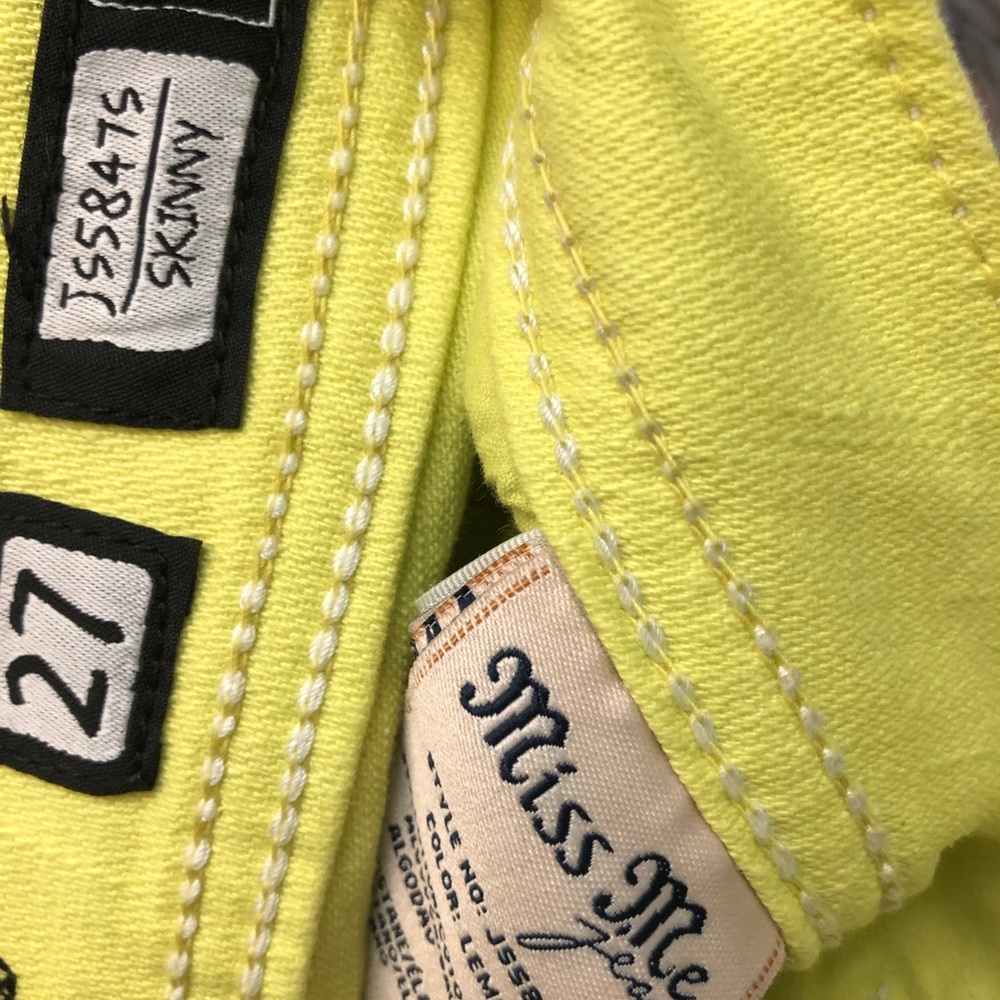 Miss me lemon yellow jeans - Picture 8 of 8